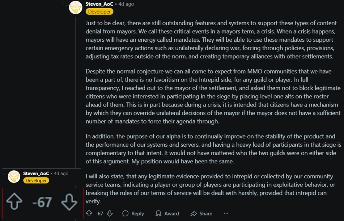 Reddit Post
